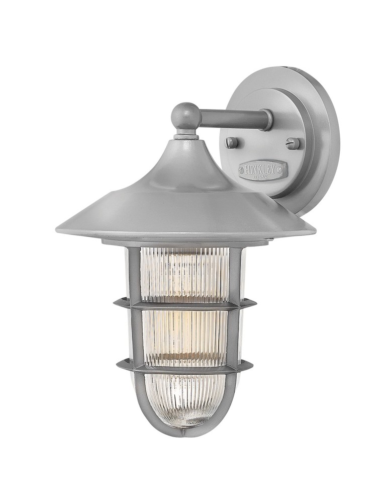 Kinkiety zewnętrzne - Elstead MARINA Kinkiet E27 1x100W IP44 Srebrny HK-MARINA2-S - produkt kolory-swiatla.pl 1