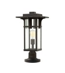 Lampy ogrodowe stojące - Elstead MANHATTAN Stojąca Zewnętrzna E27 1x100W IP44 Brązowy HK-MANHATTAN3-M - product 1