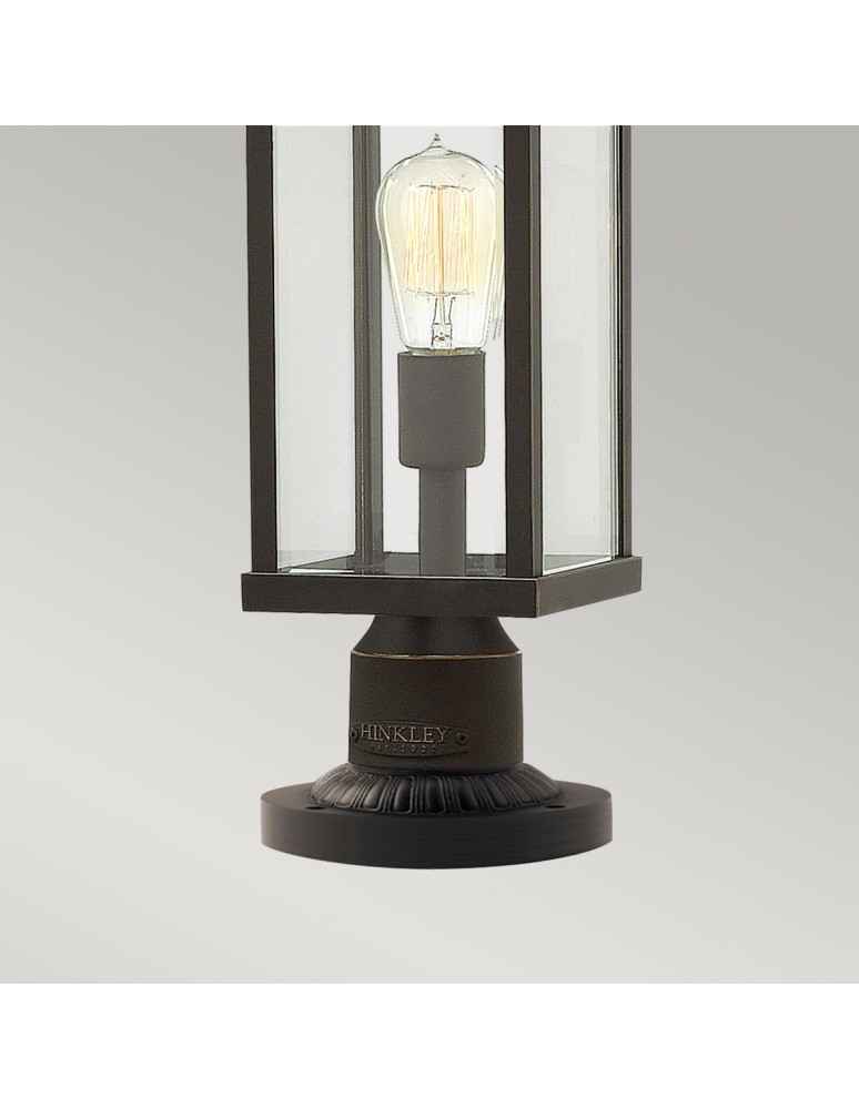 Lampy ogrodowe stojące - Elstead MANHATTAN Stojąca Zewnętrzna E27 1x100W IP44 Brązowy HK-MANHATTAN3-M - product kolory-swiatla.pl 3