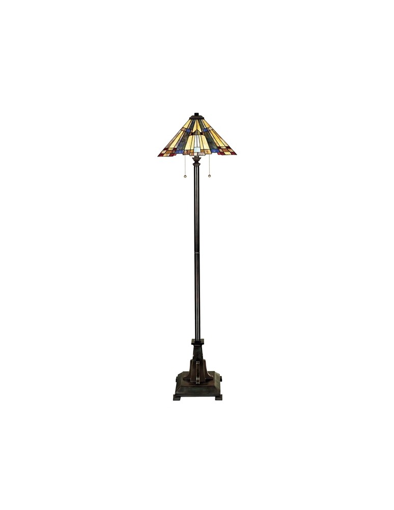 Lampy podłogowe - Quoizel INGLENOOK 2x60W E27 QZ/INGLENOOK/FL Podłogowa - produkt kolory-swiatla.pl 1