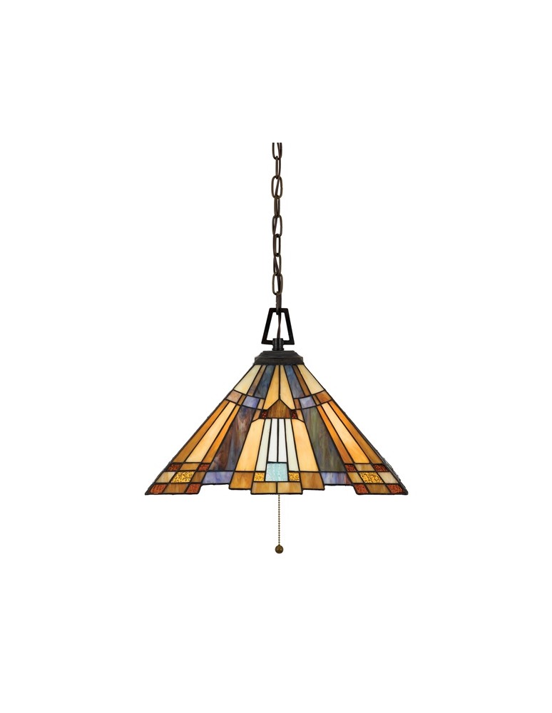 Żyrandole - Quoizel INGLENOOK 3x100W E27 QZ/INGLENOOK/P/A Wisząca - produkt kolory-swiatla.pl 1