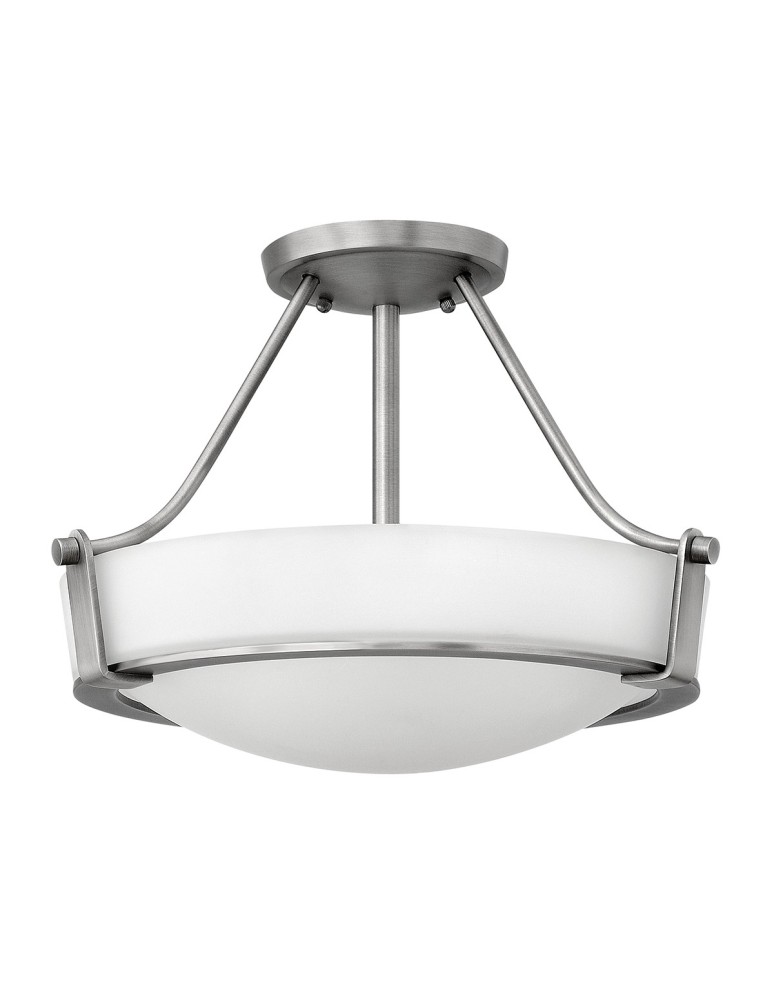 Lampy sufitowe - Elstead HATHAWAY Wisząca E27 2x100W Nikiel Antyczny HK-HATHAWAY-SFSN - produkt kolory-swiatla.pl 1