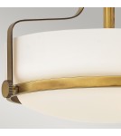 Lampy sufitowe - Elstead HARPER Wisząca E27 3x60W Mosiądz HK-HARPER-SFS-HB - product 4
