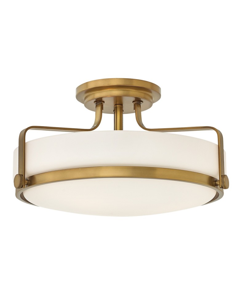 Lampy sufitowe - Elstead HARPER Wisząca E27 3x60W Mosiądz HK-HARPER-SFM-HB - produkt kolory-swiatla.pl 1