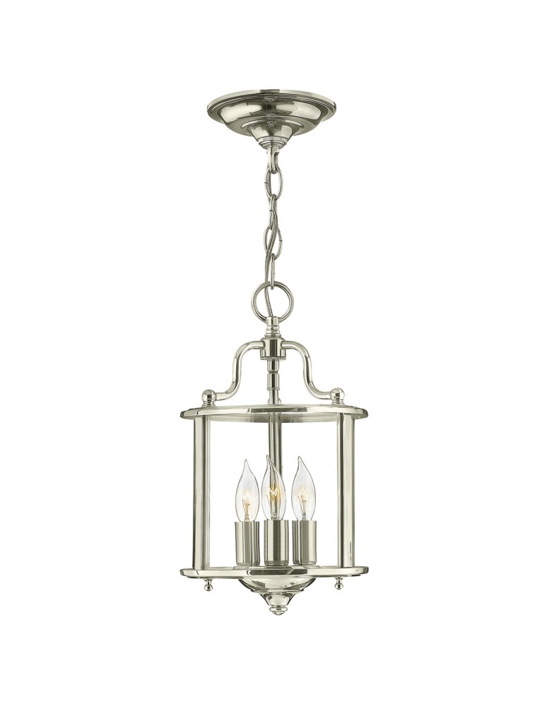 Żyrandole - Elstead GENTRY Wisząca E14 3x60W Nikiel HK-GENTRY-P-S-PN - produkt kolory-swiatla.pl 1