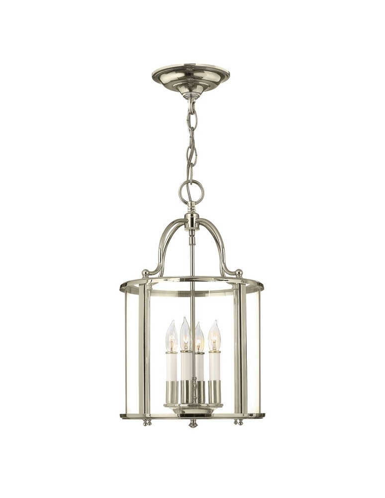 Żyrandole - Elstead GENTRY Wisząca E14 4x60W Nikiel HK-GENTRY-P-M-PN - produkt kolory-swiatla.pl 1