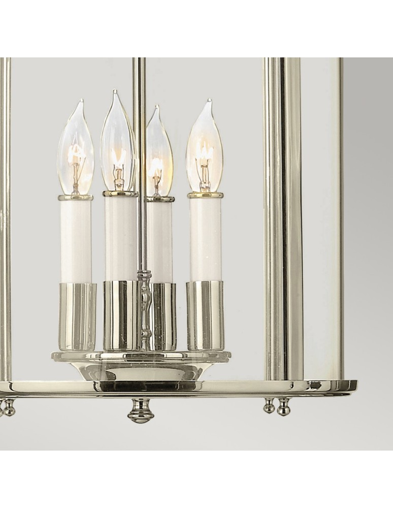Elstead GENTRY Wisząca E14 4x60W Nikiel HK-GENTRY-P-M-PN