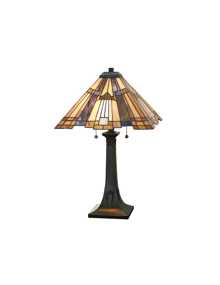 Lampy stołowe klasyczne - Quoizel INGLENOOK 2x75W E27 QZ/INGLENOOK/TL Stołowa - produkt kolory-swiatla.pl 1