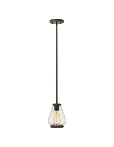 Elstead FINLEY Wisząca E27 1x100W Brązowy HK-FINLEY-P-OZ