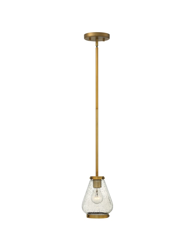 Lampy wiszące - Elstead FINLEY Wisząca E27 1x100W Szczotkowany Brąz HK-FINLEY-P-BR - produkt kolory-swiatla.pl 1