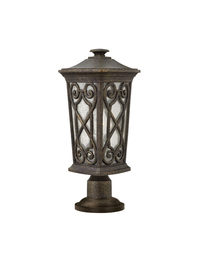 Lampy ogrodowe stojące - Elstead ENZO Stojąca Zewnętrzna E27 1x100W IP44 Brązowy HK-ENZO3-S - produkt kolory-swiatla.pl 1