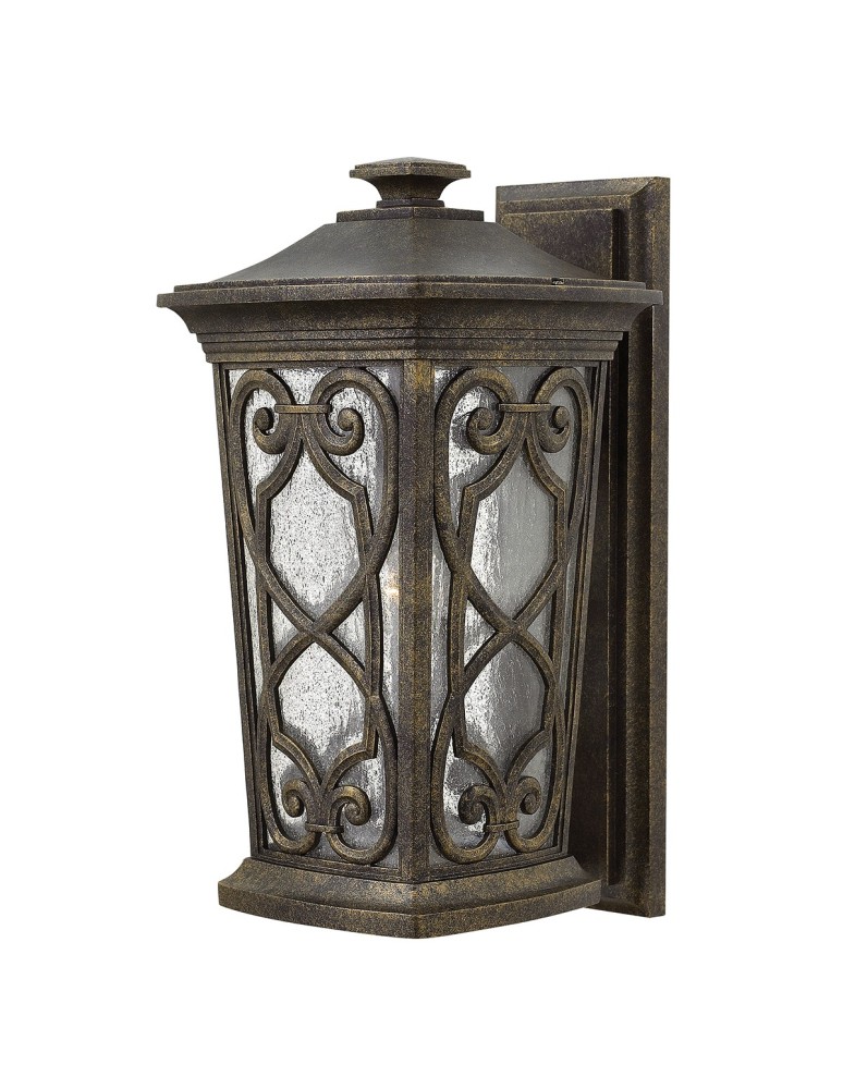 Kinkiety zewnętrzne - Elstead ENZO Kinkiet E27 1x100W IP44 Brązowy HK-ENZO2-M - produkt kolory-swiatla.pl 1