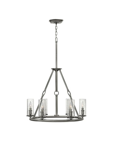 Elstead DAKOTA Żyrandol E14 6x60W Nikiel HK-DAKOTA6