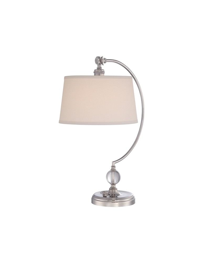 Lampy stołowe z abażurem - Elstead Lighting Quoizel Stołowa JENKINS 1x150W E27 QZ/JENKINS/TL PN - produkt kolory-swiatla.pl 1
