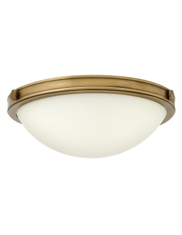 Elstead COLLIER Plafon E27 2x40W Mosiądz HK-COLLIER-F-S