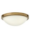 Elstead COLLIER Plafon E27 2x40W Mosiądz HK-COLLIER-F-S