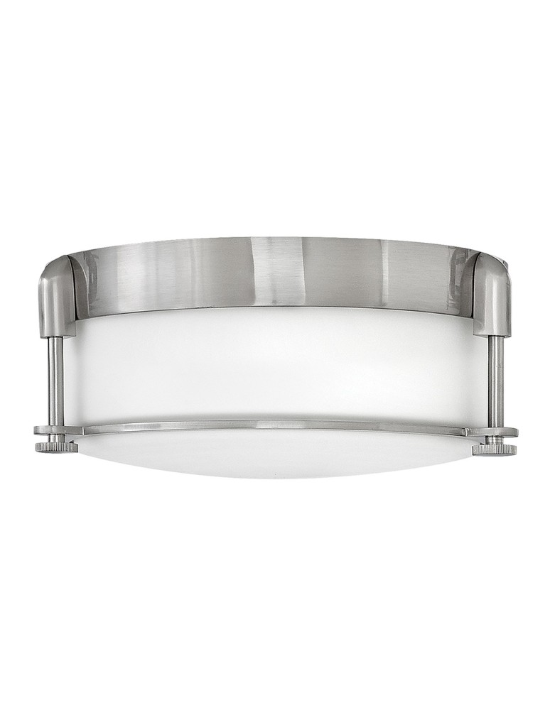 Lampy sufitowe - Elstead COLBIN Plafon E27 2x60W Nikiel HK-COLBIN-F-S-BN - produkt kolory-swiatla.pl 1