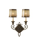 Kinkiety - Feiss JUSTINE 2x60W E14 FE/JUSTINE2/B Kinkiet - produkt 1