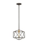 Lampy wiszące - Elstead ASTRID Wisząca E27 1x100W Brązowy HK-ASTRID-MP - product 1