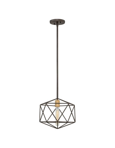 Elstead ASTRID Wisząca E27 1x100W Brązowy HK-ASTRID-MP