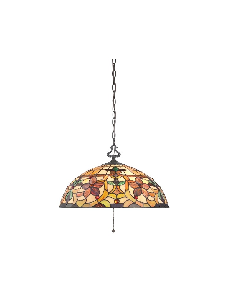Lampy wiszące - Quoizel KAMI 3x60W E27 QZ/KAMI/P Wisząca - produkt kolory-swiatla.pl 1