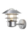 Elstead HELSINGOR Kinkiet E27 1x60W IP44 Czujnik ruchu Srebrny HELSINGOR-PIR
