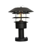 Lampy ogrodowe stojące - Elstead HELSINGOR Stojąca Zewnętrzna E27 1x60W IP44 Czarny HELSINGOR-PED-BK - product 1