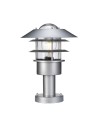 Elstead HELSINGOR Stojąca Zewnętrzna E27 1x60W IP44 Srebrny HELSINGOR-PED