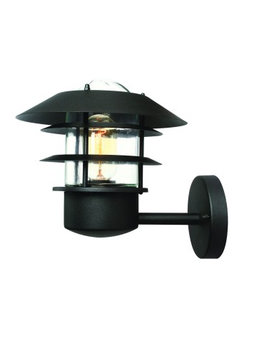 Elstead HELSINGOR Kinkiet E27 1x60W IP44 Czarny HELSINGOR-BK