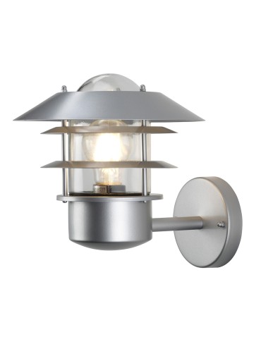 Elstead HELSINGOR Kinkiet E27 1x60W IP44 Srebrny HELSINGOR
