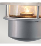 Kinkiety zewnętrzne - Elstead HELSINGOR Kinkiet E27 1x60W IP44 Srebrny HELSINGOR - product 4