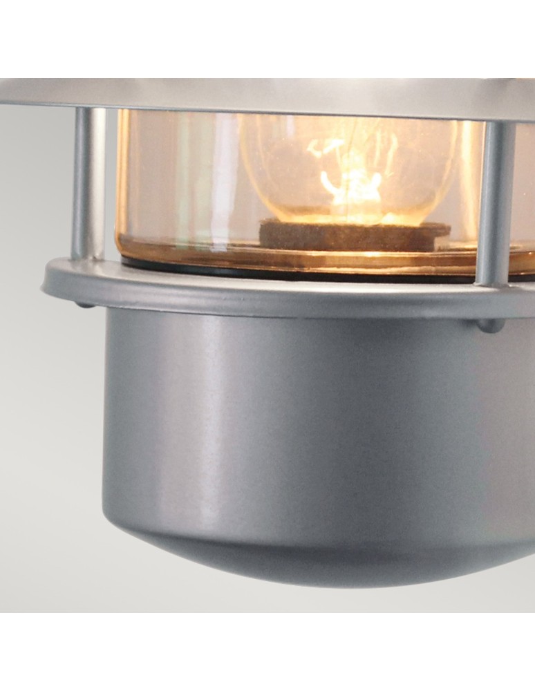 Elstead HELSINGOR Kinkiet E27 1x60W IP44 Srebrny HELSINGOR
