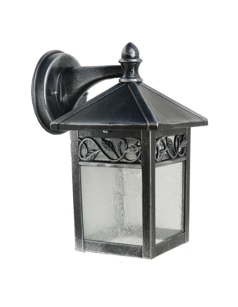 Kinkiety zewnętrzne - Elstead WINCHCOMBE Kinkiet E27 1x60W IP44 Czarny/Srebrny GZH-WC2 - produkt kolory-swiatla.pl 1