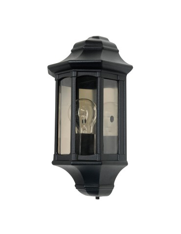 Elstead NEWBURY Kinkiet E27 1x60W IP44 Czarny GZH-NB7