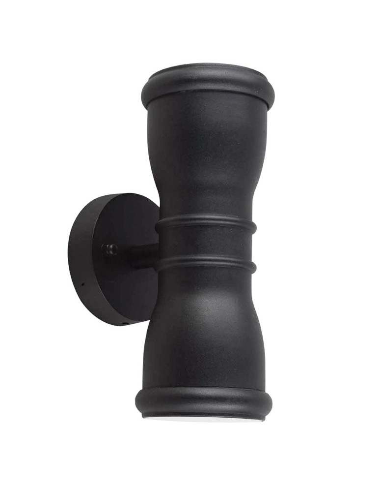 Kinkiety zewnętrzne - Elstead MALVERN Kinkiet GU10 2x7W IP44 Czarny GZH-MALV - produkt kolory-swiatla.pl 1