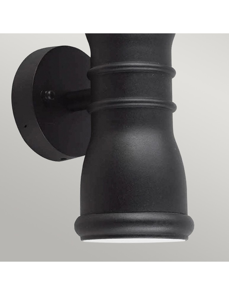 Kinkiety zewnętrzne - Elstead MALVERN Kinkiet GU10 2x7W IP44 Czarny GZH-MALV - produkt kolory-swiatla.pl 3