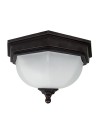 Elstead FAIRFORD Plafon E27 2x40W IP44 Brązowy GZH-FF12