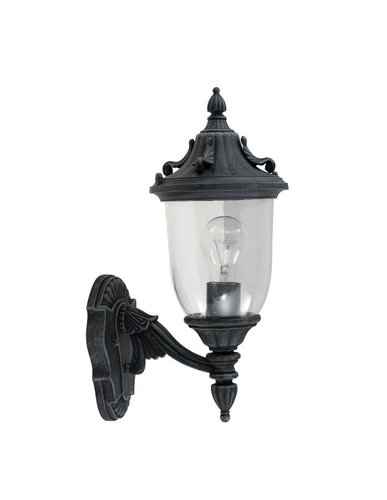 Kinkiety zewnętrzne - Elstead ELKSTONE Kinkiet E27 1x60W IP44 Niebieski GZH-ELK1 - produkt kolory-swiatla.pl 1