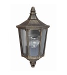 Kinkiety zewnętrzne - Elstead CRICKLADE Kinkiet E27 1x60W IP44 Czarny/Złoty GZH-CKL7 - produkt 1