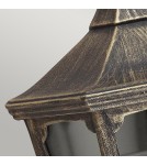 Kinkiety zewnętrzne - Elstead CRICKLADE Kinkiet E27 1x60W IP44 Czarny/Złoty GZH-CKL7 - produkt 2