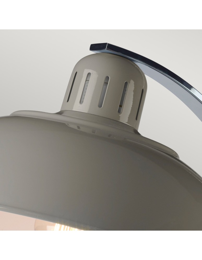Elstead FRANKLIN Lampa Stołowa E27 1x60W Szary FRANKLIN-GREY