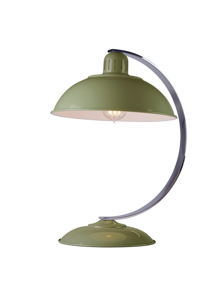 Lampy stołowe do czytania - Elstead FRANKLIN Lampa Stołowa E27 1x60W Zielony FRANKLIN-GREEN - produkt kolory-swiatla.pl 1