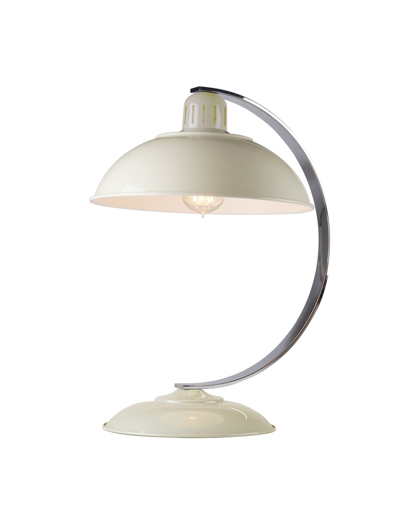Lampy stołowe do czytania - Elstead FRANKLIN Lampa Stołowa E27 1x60W Biały FRANKLIN-CREAM - produkt kolory-swiatla.pl 1
