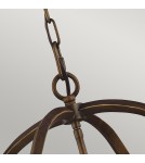 Żyrandole geometryczne - Elstead YARMOUTH Wisząca E14 6x60W Mosiądz FE-YARMOUTH-6P - product 4