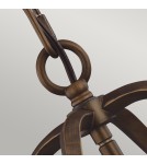 Żyrandole geometryczne - Elstead YARMOUTH Wisząca E14 3x60W Mosiądz FE-YARMOUTH-3P - product 3