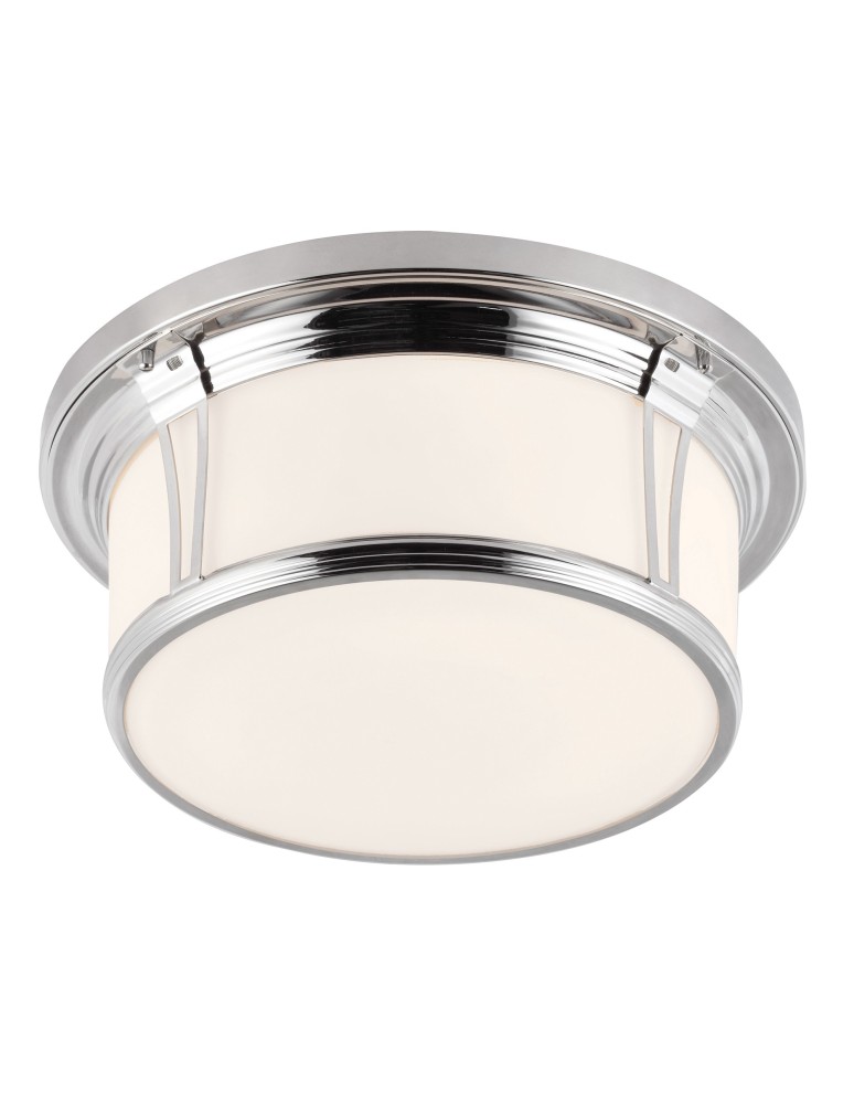 Plafony hermetyczne - Elstead WOODWARD Plafon E27 3x60W IP44 Chrom FE-WOODWARD-F-L - produkt kolory-swiatla.pl 1