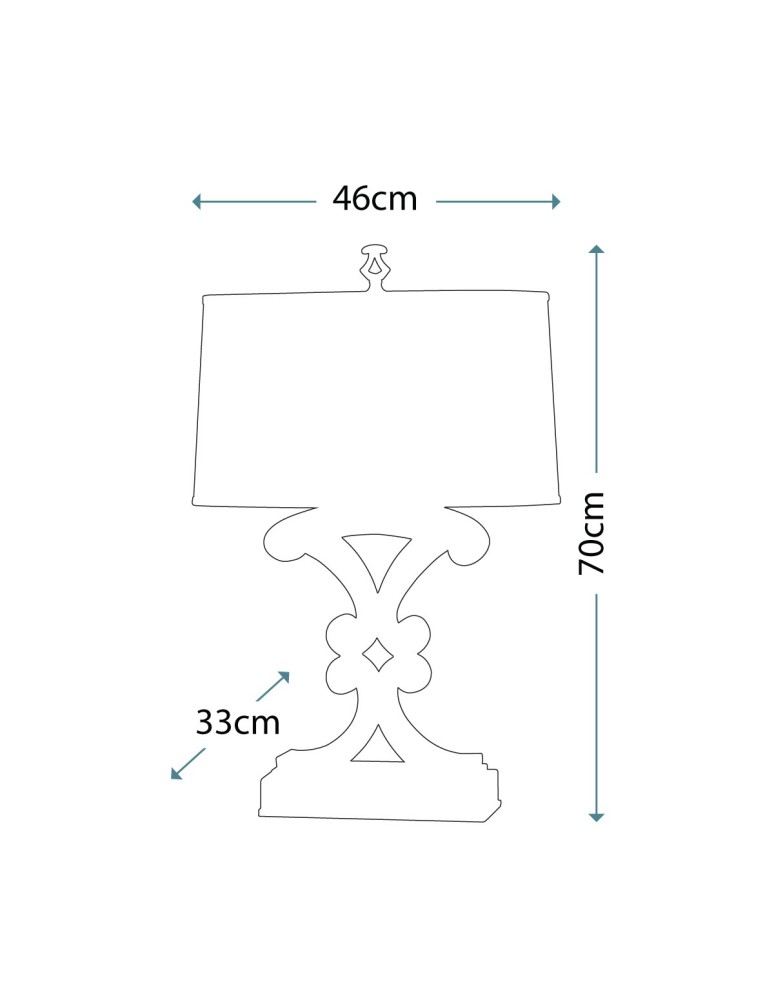 Elstead WESTWOOD Lampa Stołowa E27 1x60W Czarny FE-WESTWOOD-TL-A