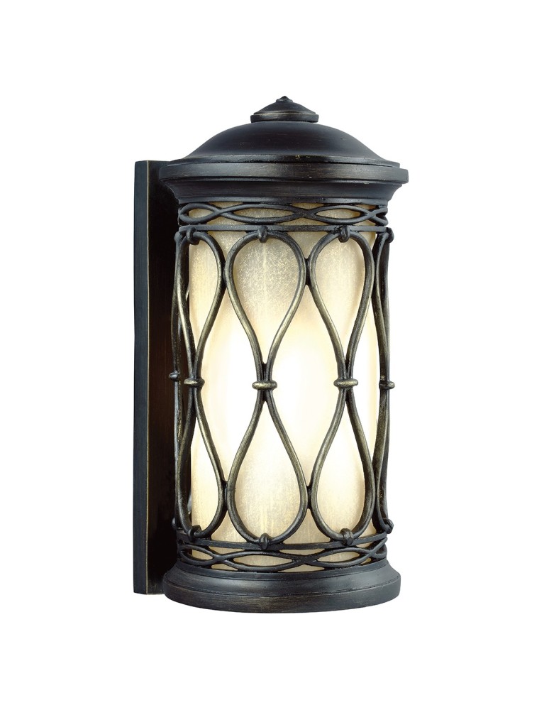 Kinkiety zewnętrzne - Elstead WELLFLEET Kinkiet E27 1x75W IP44 Brązowy FE-WELLFLEET-S - produkt kolory-swiatla.pl 1