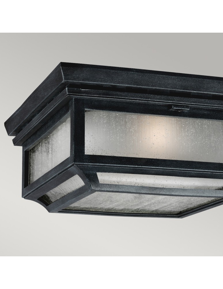 Lampy zewnętrzne sufitowe - Elstead SHEPHERD Plafon E27 2x75W IP44 Cynkowy FE-SHEPHERD-F - product kolory-swiatla.pl 2