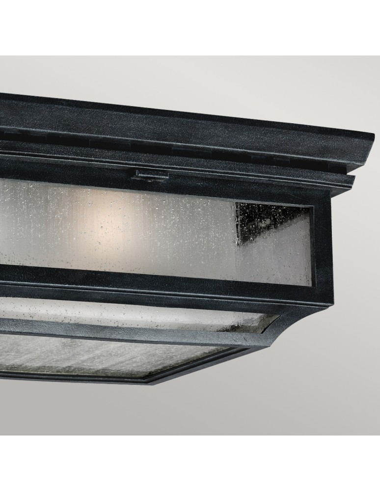 Lampy zewnętrzne sufitowe - Elstead SHEPHERD Plafon E27 2x75W IP44 Cynkowy FE-SHEPHERD-F - product kolory-swiatla.pl 3